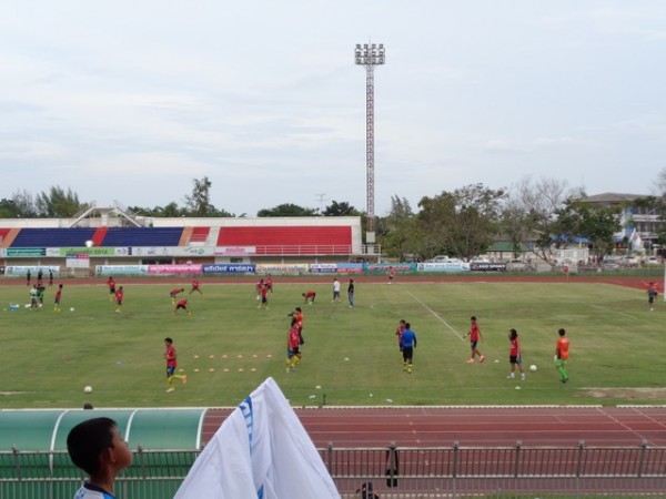 A look around the players as they were training.