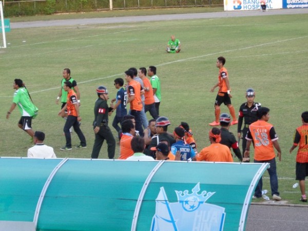 Not many Hua Hin fans rioting.