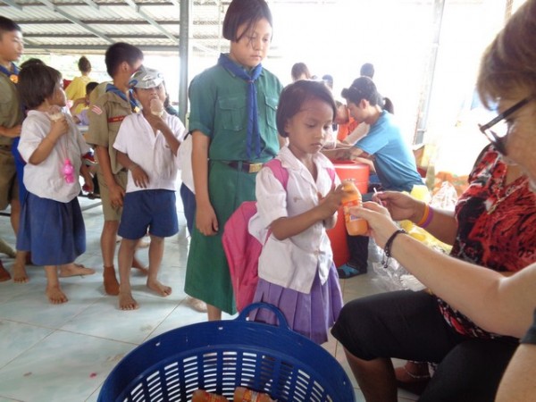 the Infant Class had by now digested their ice creams, and were invited back for more
