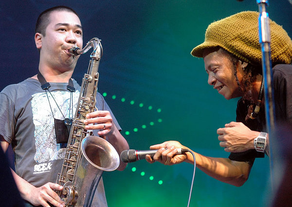 T-Bone at the 2008 Hua Hin Jazz Festival