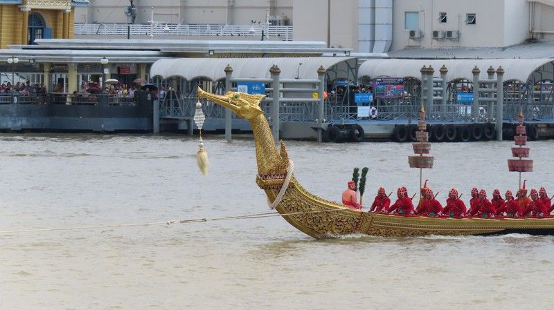 The Royal Barge Suphannakong.  Completed in 1911